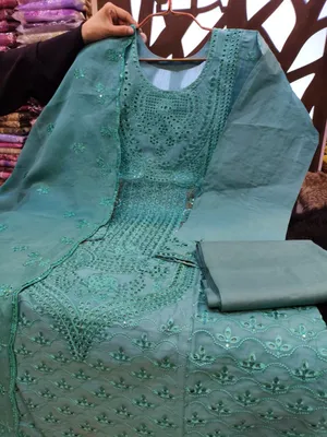 Premium Swizz Lawn Suit with Rayon Thread Embroidery