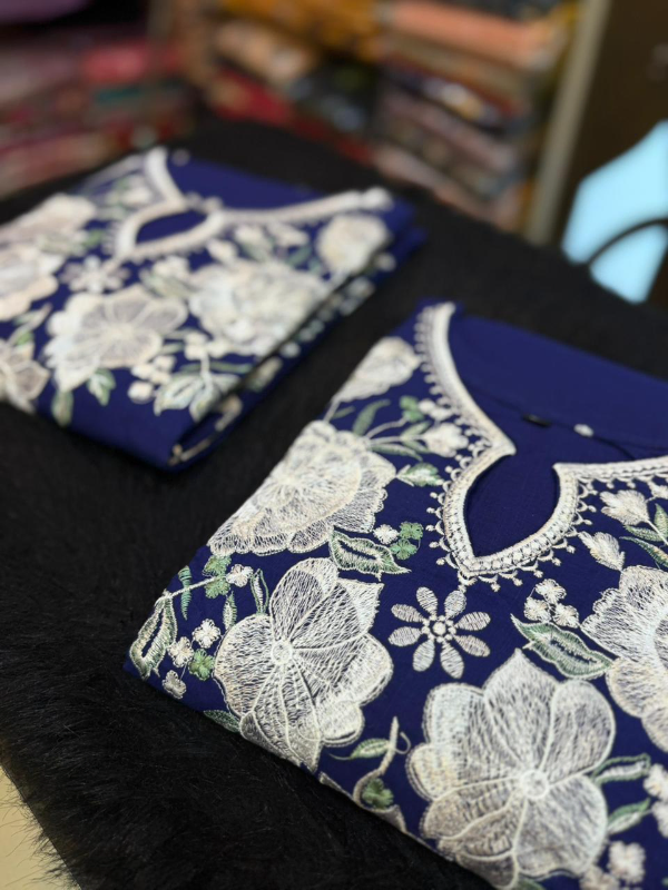 Designer Cotton Farshi Suit with Printed Farshi Salwar