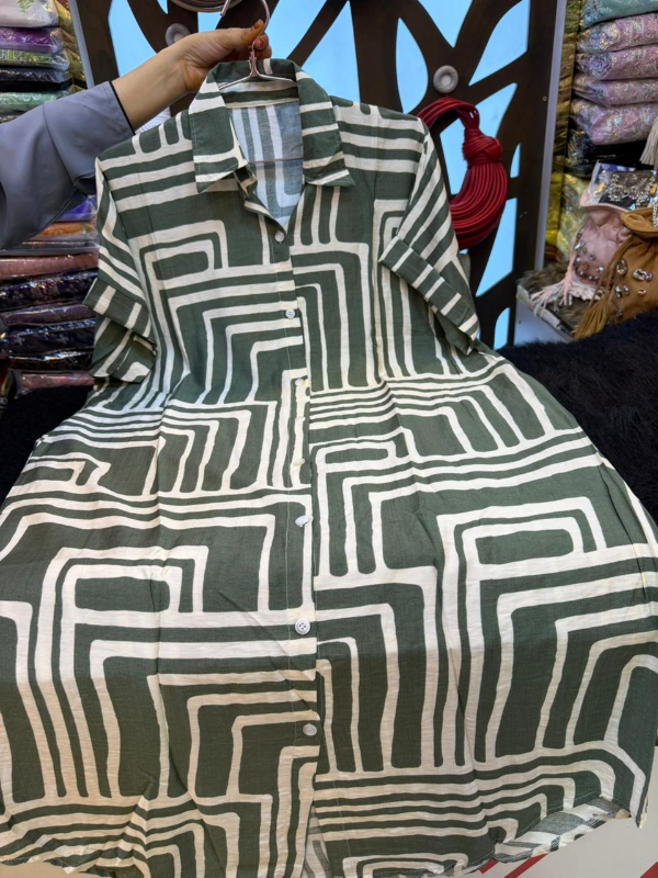 Imported China Crepe Cotton Printed Shirt Tops (1-Piece Collection)