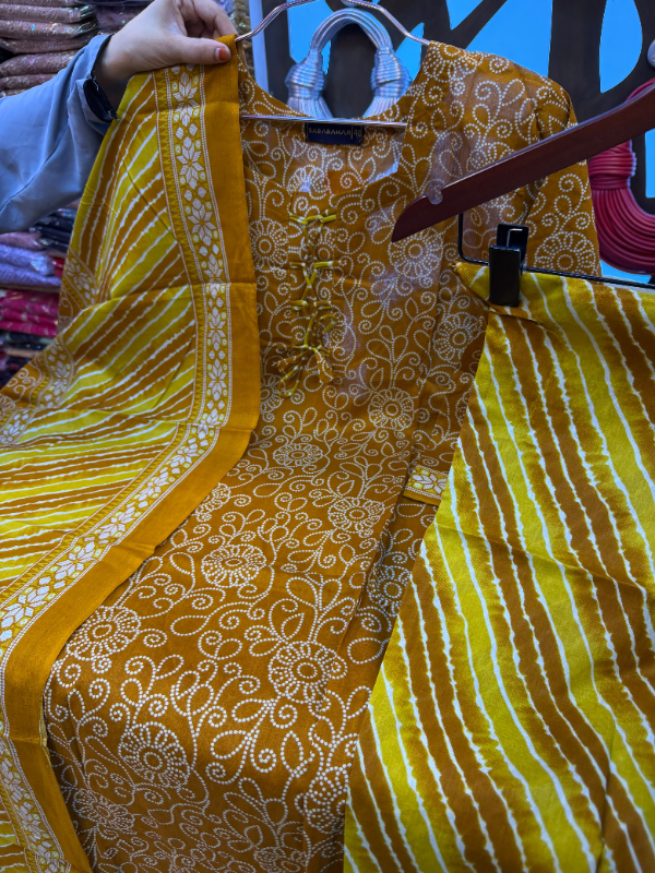 Jaipuri Printed Swiss Lawn 3-Piece Suit