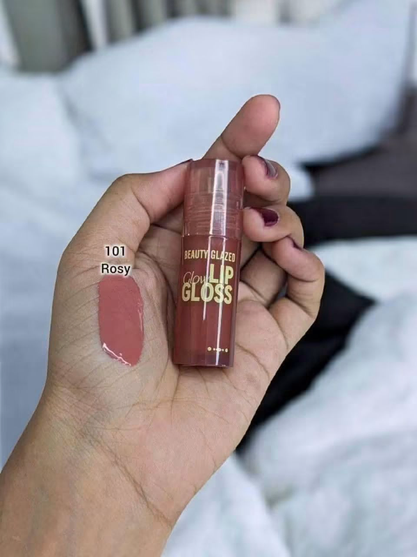 Beauty glazed glow lipgloss shade#101-Rosy