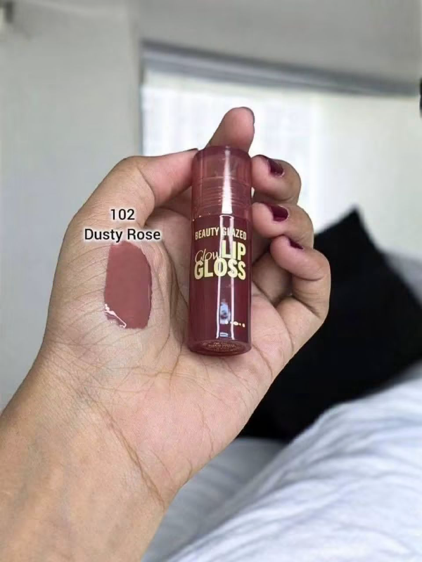 Beauty glazed glow lipgloss shade#102-Dusty Rose