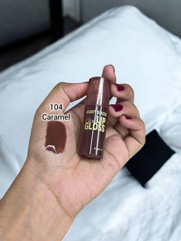 Beauty glazed glow lipgloss shade#104-caramel