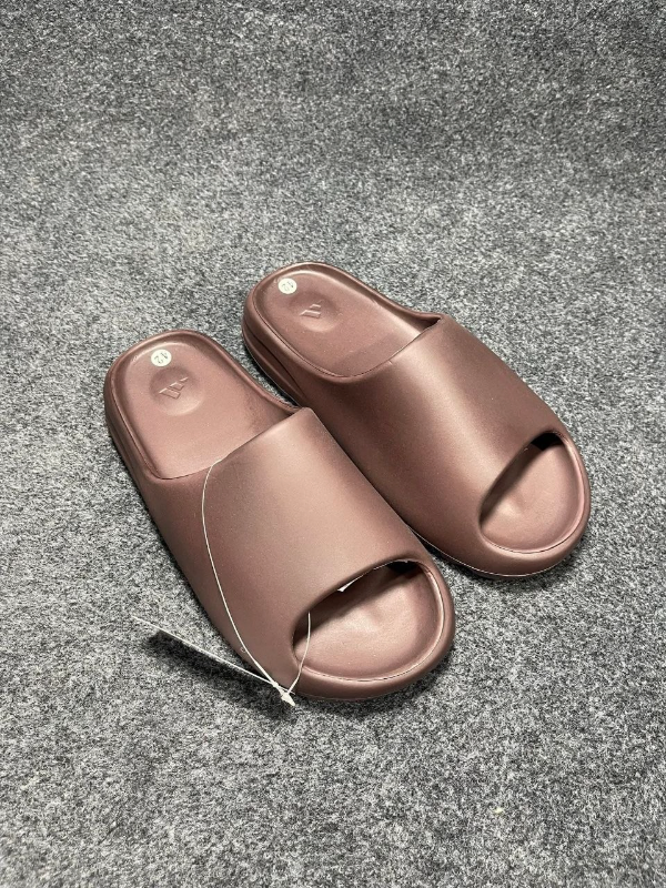  Men's Chunky EVA Foam Slides  Ribbed Sole, 3 Colorways: Brown, Black, Sand