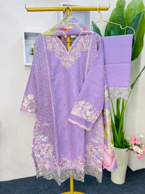 Pakistani Inspired 3 piece Dress 02