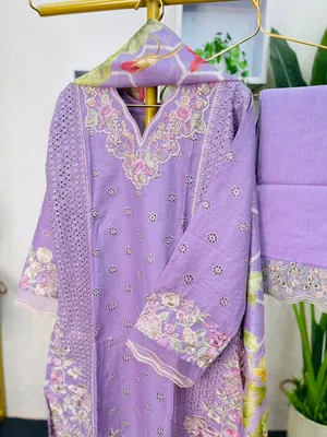 Pakistani Inspired 3 piece Dress 02