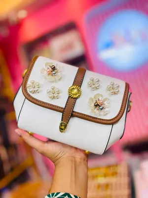 Elegant Floral Shoulder Bag