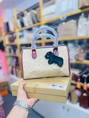 Duffle Shape Coach Shoulder Bag