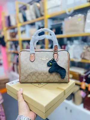 Duffle Shape Coach Shoulder Bag