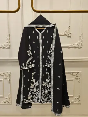 AGHANOOR - EMBROIDERED 3 PIECE 