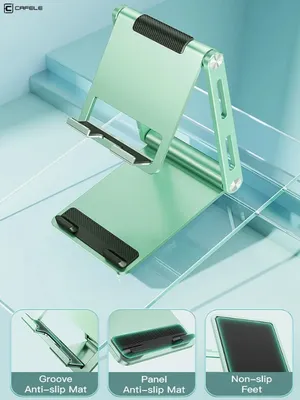 Cafele Foldable Aluminum Alloy Mobile and Tablet Stand Adjustable Desktop Holder for Phone iPad and Switch