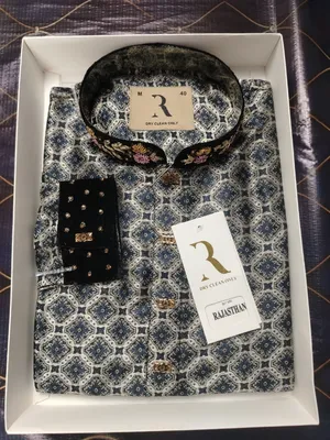 ইন্ডিয়ান ফেন্সি কটন কফ পাতা পাঞ্জাবি