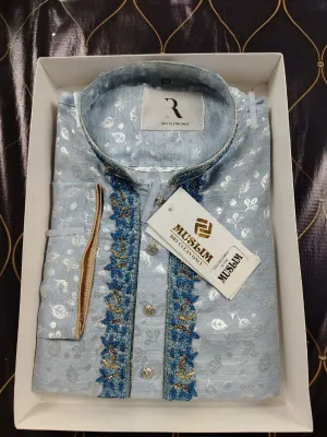 ইন্ডিয়ান সূতি কারচুপি পাঞ্জাবী 