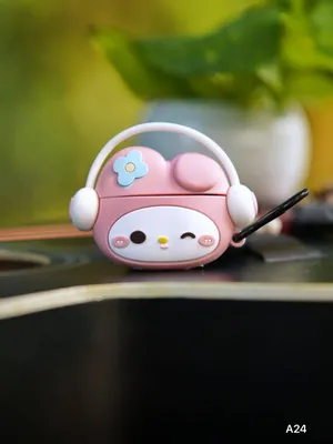 Blush Bunny Beats – AirPods Cover