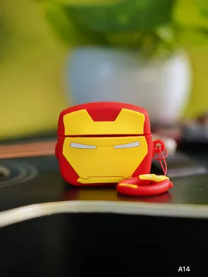 Crimson Titan Helm – AirPods Cover