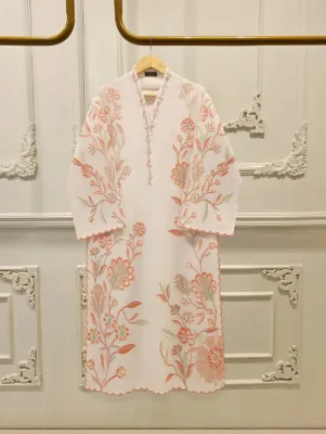 AGHANOOR - 2 Piece - Embroidered Cambric Suit 2