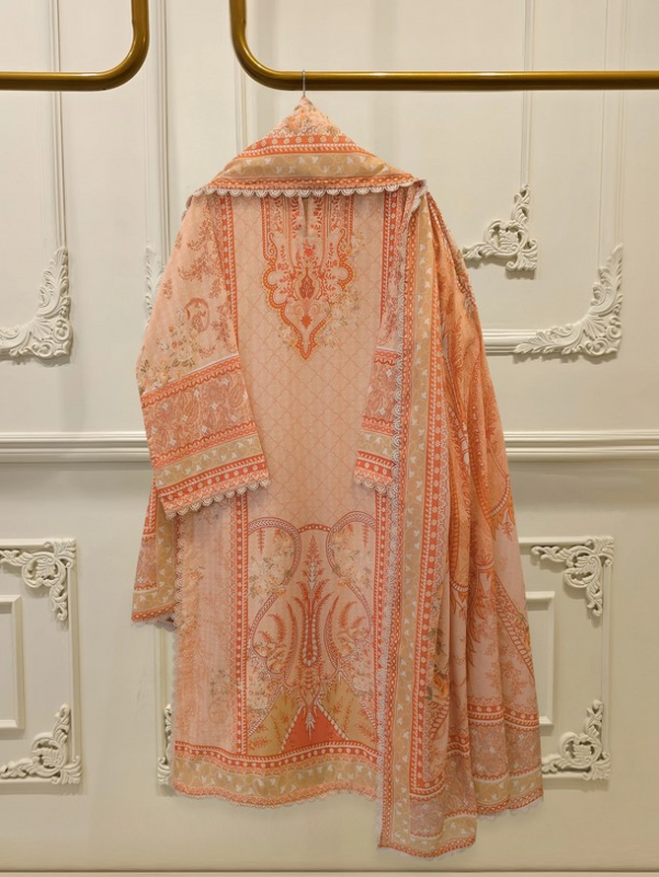 AGHANOOR -  3 Piece - Digital Printed Cambric Suit S112984