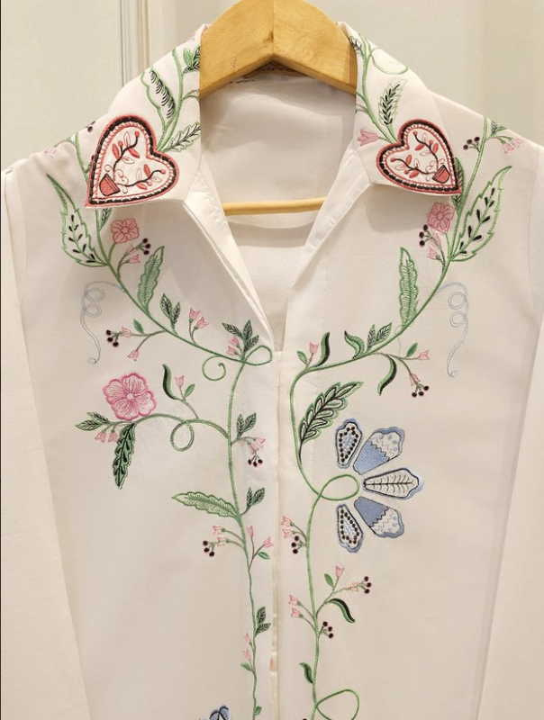 AGHANOOR -  2 Piece - Embroidered Cambric 