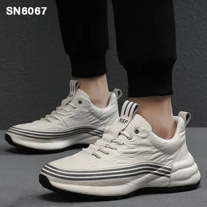 Genuine Leather Premium Breathable Sneakers