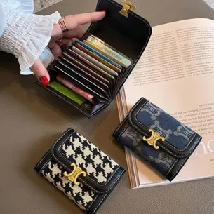 Wallet / Card Holder Leopard Stripe 