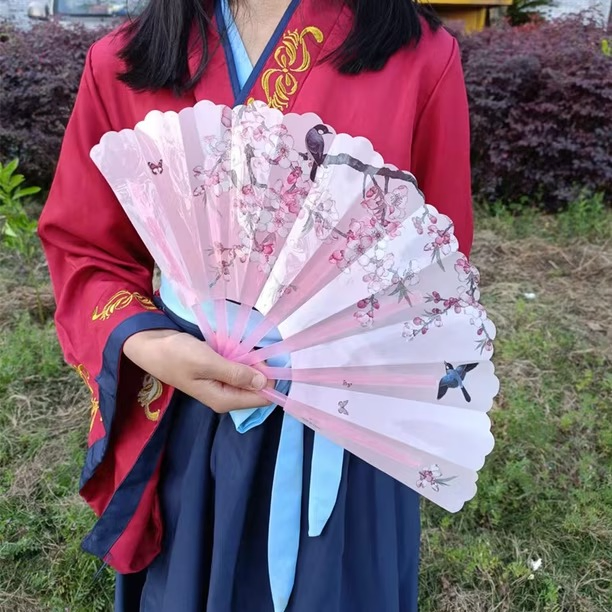7-Rib Handheld Folding Fan
