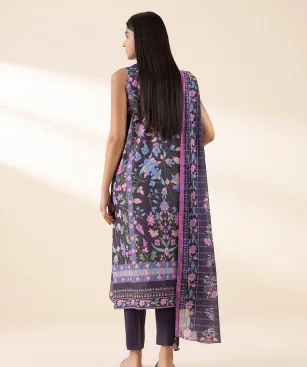SAPPHIRE - 3 PIECE- PRINTED LAWN SUITE UNSTITCHED 12