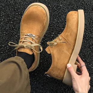 BRITISH HIGH-END VERSATILE LOW-TOP LEATHER SHOES GB-2522