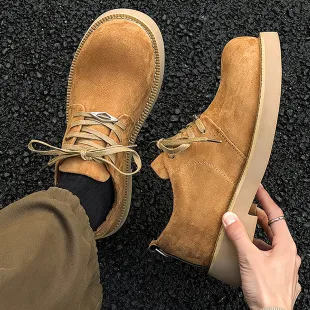 BRITISH HIGH-END VERSATILE LOW-TOP LEATHER SHOES GB-2522