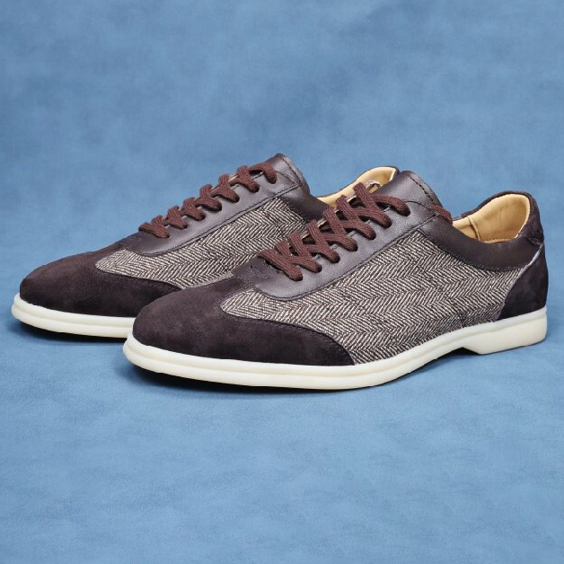 RETRO GENUINE LEATHER BRITISH CASUAL SHOES GB-GKD8
