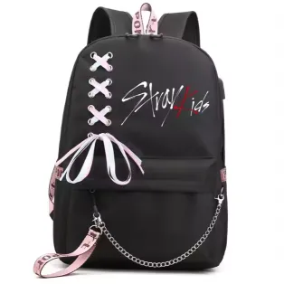 Stray Kids Unisex Waterproof Fashion Backpack