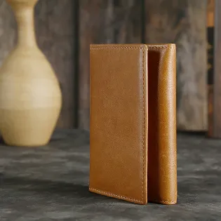 RETRO STYLE GENUINE LEATHER CARD HOLDER GB-P179BR