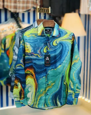 Digital Dubi Cotton Full sleeve Shirt 