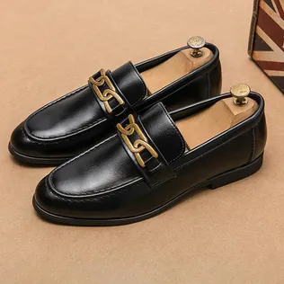 TRENDY PATENT BUSINESS LEATHER SHOE 0820B