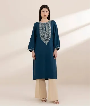 Embroidered Arabic Lawn Shirt 1 PIECE