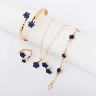 Petal Clover Jewellery Necklace Set ( 5 Pcs )