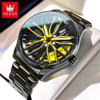 OLEVS Car Wheel Quartz Watches 