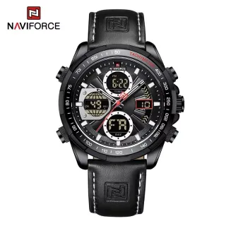NAVIFORCE 9197  High Quality Multifunction Male Clock