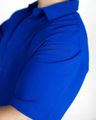 Basics Resort Shirts In Royal Blue