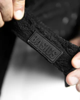 Basics Crochet Shirt In Black Colourway