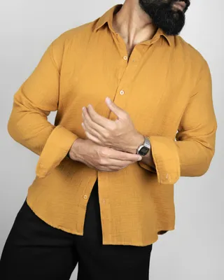 Basics Solid Shirts in Bronze Colourway
