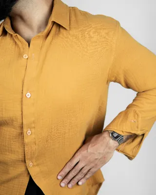 Basics Solid Shirts in Bronze Colourway