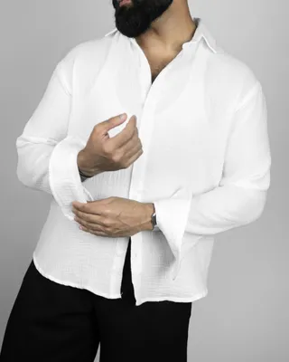 Basics Solid Shirts in White Colourway