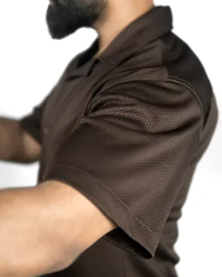 Basics Cuban Shirts in Brown Colourway
