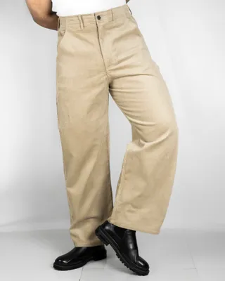 Basics Highwaisted Carpenter Pants in Tan
