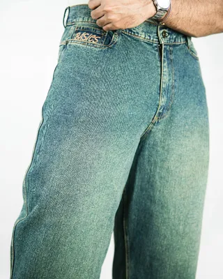 Basics Midwaisted Denim Pants In Vintage Indigo