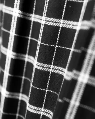 Basics Plaid Flannel Shirts in Onyx Colourway