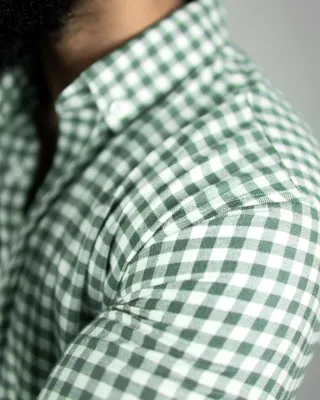 Basics Plaid Flannel Shirts in Willow Colourway
