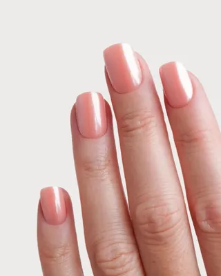 Cat Eye Short Square Peach Soft Gel Press on Nails ( 30 Pcs )