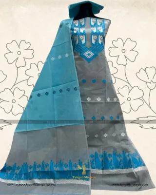 Jamdani Three Piece D # 6