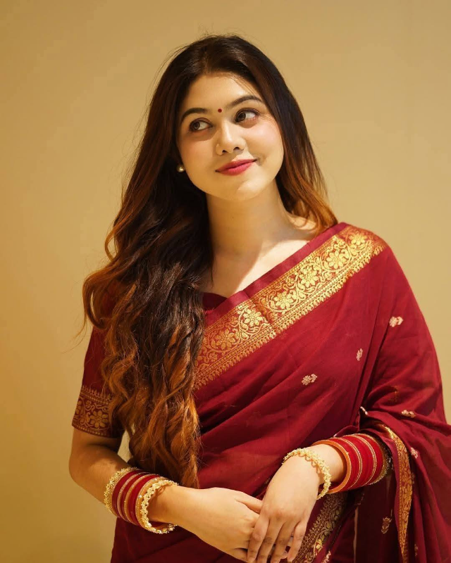 ✨ আড়ং কটন শাড়ি ✨